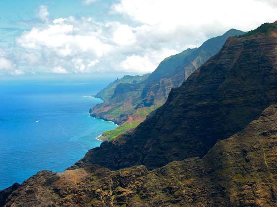 Na'Pali coast from Lolo Vista